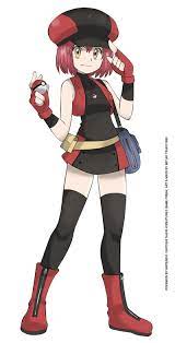 Pokemon Oc Mikkiillustrationchara Pokemon Oc Pokemon Female Pokemon Trainers