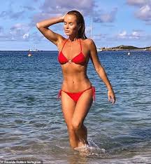 All posts must feature amanda holden. Amanda Holden Sports A Layered Santa Hat In An Old Snap Bikini Oltnews