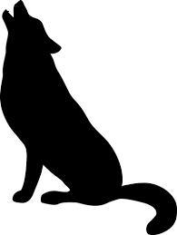 Wolf Howling Silhouette Print Art Animals Print Art At Embroiderydesigns Com Animal Silhouette Wolf Silhouette Silhouette Art