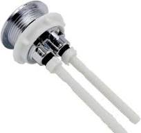 48mm/1.86 inch Dual Push Flush Toilet Button Replacement with Thread  Diameter