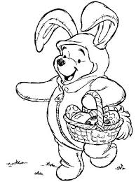 On this cartoon, there is a character named minnie mouse. Winnie The Pooh On Easter Bunny Costume Disney Coloring Pages Disney Coloring Pages Easter Coloring Book Bunny Coloring Pages