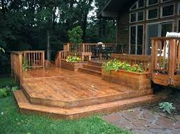 creative deck ideas two level backyard deck ideas most creative small deck ideas making yours like never before deck planters decks backyard decks and porches