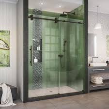 If privacy is a concern, opt for doors with white laminate or satin etch glass, which help to brighten, while obscuring visibility. Shower Doors Showers The Home Depot