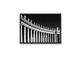 Vatican Tablou Printat alb-negru – The Print Studio