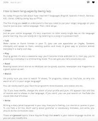 How To Learn Languages By Being Lazy Learning Languages Learn Another Language Korean Language Learning