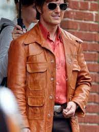 American Made Tom Cruise Leather Jacket New American Jackets Celebrity Jackets Leather Jacket Brown Leather Jacket