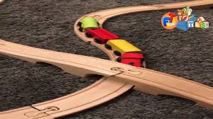 العاب اطفال اطول سكة قطار خشبية Wooden Train Set Youtube