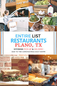 I have designed homes in wyoming and california, from here in texas. Entire List Of Restaurants In Plano Tx Offering Curbside And Delivery Due To Coronavirus Metroplex Social