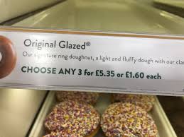 Sign in / join rewards sign in. Krispy Kreme Uk On Twitter Our Three Pack Price Includes Any Three Doughnuts From The Full Range Of Treats Including The Premium Price Range The Original Glazed Is The Cheapest Price Point