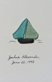 Sea Glass Sailboat By Sharon Nowlan From Pebbleart On Etsy In 2020 Beach Glass Crafts Sea Glass Sea Glass Crafts