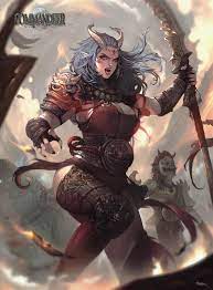 Artstation Oni Lonwa A Fantasy Character Design Demon Art Character Art