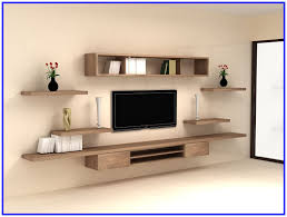 79 Reference Of Tv Stand With Bookshelves On Side Wall In 2020 Wall Mounted Tv Cabinet Living Room Tv Wall Living Room Tv