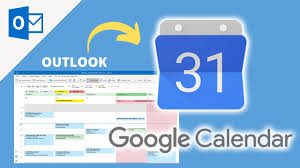How To Sync Outlook Calendar With Google Calendar Google Microsoft Outlook Tutorial Youtube