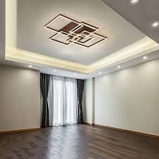 Furthermore, roof fans give an intrinsic security (especially where kids and little pets are concerned), which isn't accessible with independent units. Hardware Acrylic Frame Overlap Led Ceiling Light Living Room Bedroom Dining Room Ceiling Lamp Commercial Office Lighting Fixture Ceiling Lights Aliexpress