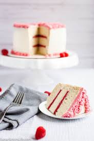 Using top quality, pure ingredients, we offer delicious and popular cake flavors, fillings and buttercream icings for wedding cakes. White Almond Cake With Raspberry Filling And Buttercream Frosting Recipe Sugar Spices Life