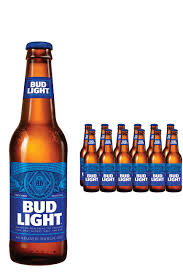 Bud Light Premium Lager 12 x 300ml Case | VIP Bottles
