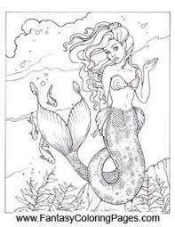 Free printable beautiful mermaid coloring pages. Beautiful Mermaid Coloring Pages Mermaid Coloring Pages Coloring Pages Mermaid Fantasy Coloring Pages