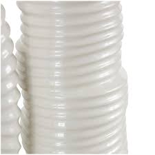 Grayson Lane 3 -Pack White Ceramic Glam Vase in the ...