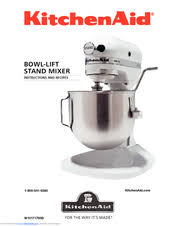 kitchenaid ksmc50 manuals manualslib