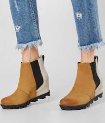 If you're wondering if you should get these boots, don't hesitate any more. Sorel Joan Of Arctic Leather Wedge Boot Women S Shoes In Camel Brown Buckle