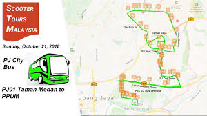 (and public transport routes are stored as relations)? Pj City Bus Pj01 Taman Medan To Ppum Youtube