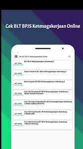Blt bpjs tahap 3 segera cair, yuk cek segera nama anda! Cek Blt Bpjs Ketenagakerjaan Online For Android Apk Download