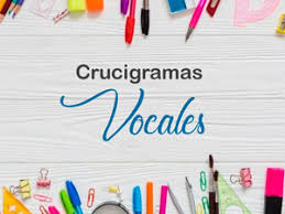 El juego tiene voces en inglés y español para ayudar a los niños a aprender sus primeras palabras. Crucigrama Vocales Portal De Actividades En Linea Gratis Para Maestros Y Padres