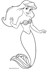 After you're done, dive into even more coloring page adventures with other classic disney princess characters like belle, jasmine. Ariel The Mermaid Coloring Pages Coloring Home
