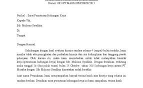 Tentu saja karyawan yang sudah bekerja dengan baik dan menunjukkan loyalitas pada perusahaan (tanda tangan). Contoh Surat Rasmi Pemecatan Pekerja Cute766