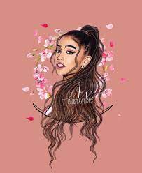 Ariana Grande Outline Ariana Grande Drawings Ariana Grande Wallpaper Ariana Grande Background