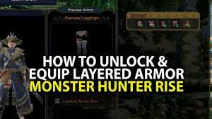 You can also be able to customize their appearance as well in this game. How To Unlock Layered Amor In Monster Hunter Rise
