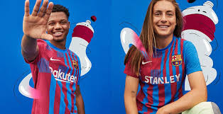 Maybe you would like to learn more about one of these? Fc Barcelona 21 22 Trikot Enthullt Nur Fussball