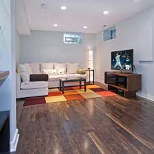 You have had your mind set on tile or hardwood flooring for your new home renovation, but the steep price and the demanding upkeep has discouraged you from. 75 Beautiful Laminate Floor Basement With Blue Walls Pictures Ideas July 2021 Houzz