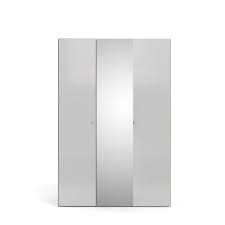 Große auswahl 30 tage rückgaberecht kauf auf rechnung. Kleiderschrank Saskia Schlafzimmer Schrank Spiegelschrank 3trg Eiche Dekor Weiss Kaufen Bei Dtg Dynamic Trade Gmbh