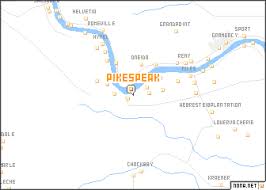 Pike and is noted for the spectacular view from it's summits. Pikes Peak United States Usa Map Nona Net