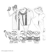 So you can print your own coloring book. Printable Despicable Me 3 Coloring Pages Coloring Pages Printable Com
