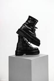 Download Premium Psd Of Cool Black Combat Boots Mockup 1215281 Combat Boots Boots Black Combat Boots