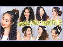 One can create and different stylish type of curly hairstyles. 7 Best Curly Hairstyles For Prom Graduation Formals Amp Weddings Naturally Curly Youtube Curly Prom Hair Curly Hair Styles Naturally Naturally Curly