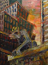 Sold Oil Paint On Canvas Art Thick Oil Paintings Picture Kunst Outsider Large Pop Weird Unique Crazy Folk Painting Oil Painting Pictures Selling Paintings