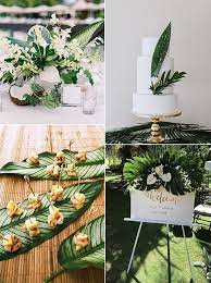 Get ready to beat the heat, with some super fun tropical theme decor ideas. Trending 28 Tropical Themed Wedding Ideas For 2021 Emmalovesweddings Tropical Wedding Centerpieces Tropical Wedding Decor Wedding Decorations