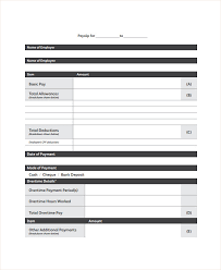 Although a salary slip structure varies from company to company. Free 8 Sample Wage Slip Templates In Ms Word Pdf