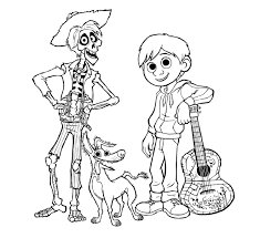 Uncover attractive disney coco coloring pages at no cost! Pixar Coco Coloring Pages 101 Coloring