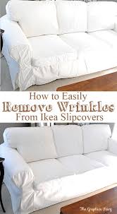 How To Easily Remove Wrinkles From Ikea Slipcovers Slipcovers Ikea Ikea Furniture