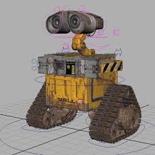 Free Rigged Wall E 3d Model Wall E Learn Animation Wall E Eve