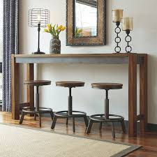 Signature Design By Ashley Torjin 72 In Long Counter Height Console Table Walmart Com Counter Height Dining Table Pub Table Pub Set