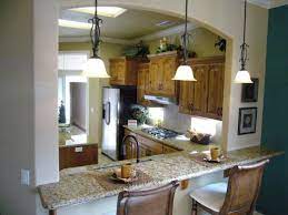 Breakfast Bar Between Kitchen And Dining Room We 39 D Just Have To Living Room Kitchen Kitchen Remodel Home Kitchens