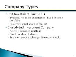 Unit trusts solve an important problem for many investors: Indirect Investing Chapter 3 Charles P Jones Investments