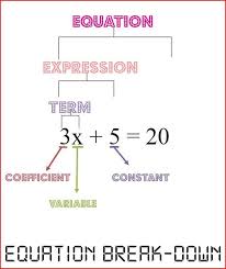 Anchor Chart For Parts Of An Expression And Equation Teaching Math Middle School Math Education Math