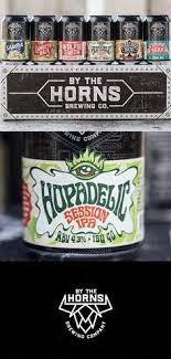 Beer Logo And Branding For By The Horns Brewing Ateriet Beer Label Design Beer Logo Craft Beer Labels