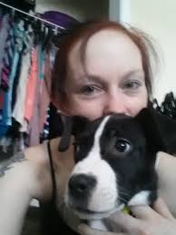 Who's missing a pup? On our front porch, 106 W Mill